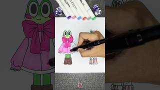 Hoppy Ribbit The Amazing Digital Circus Colour filling Art 🥰❤️ #art #satisfying #drawing