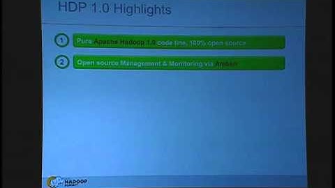 Eric Baldeschwieler Keynote at Hadoop Summit 2012