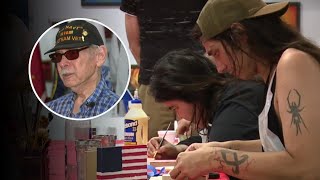'We as a community have to help fight this war': Nonprofit uses art therapy to help veterans heal
