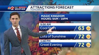 Beautiful Saturday night forecast