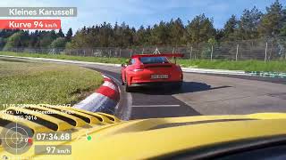 Nordschleife BTG OPEL Speedster 2.2 Turbo vs. Porsche GT3 RS Nürburgring Touristenfahrt 11.05.2024