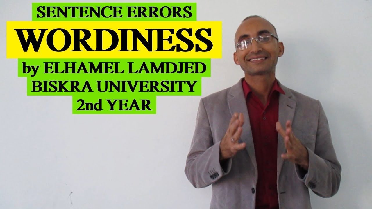 Written 7  WORDINESS