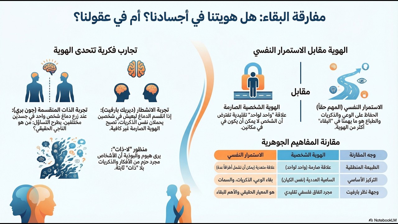 هل الهوية موجودة في العقل أم الجسد؟