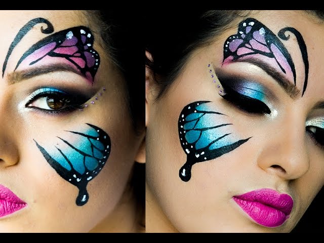 Carnaval em casa: Aprenda a fazer maquiagem de borboleta e divirta