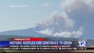 Fire officials confirm that the Bootleg Fire has claimed multiple homes
