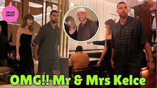 SWEET! Taylor Swift GRABS Travis Kelce’s Hand during Date Night at 1587 Prime