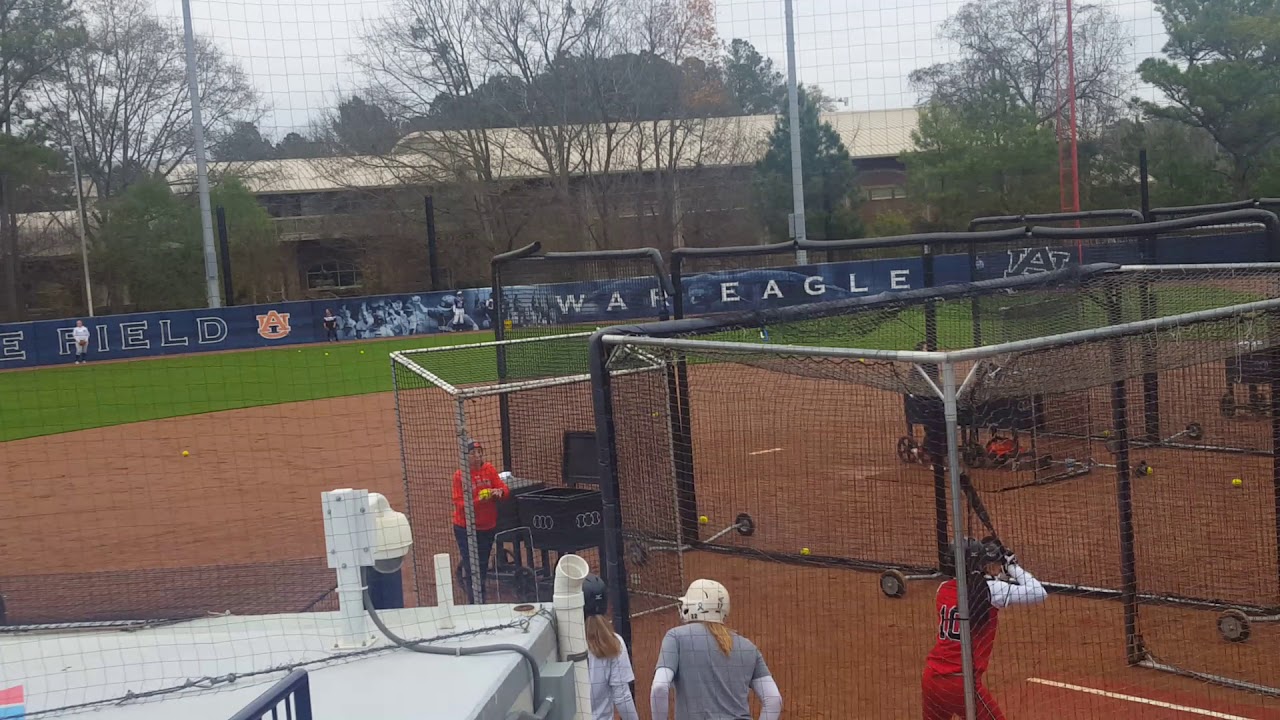 Kyla Stroud 2023 recruit at Auburn University's Softball Camp  YouTube