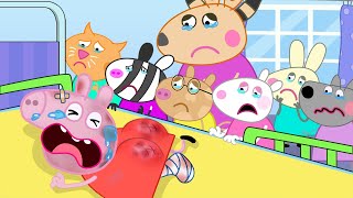 Oh No! Don't Touch Baby Geogre | Peppa Pig Funny Animation