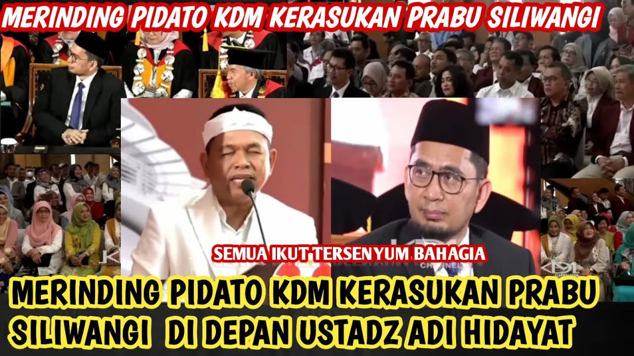 РЕЧЬ КДМ О ВЛАДЕНИЯХ ПРАБУ СИЛИВАНГИ ПЕРЕД УСТАДЗ АДИ ХИДАЯТ И ТЫСЯЧАМИ ВЫПУСКНИКОВ МЕДИЦИНЫ