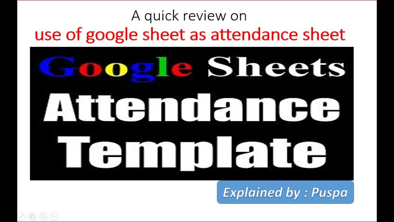 Google Attendance Sheet Review By Puspa YouTube google-attendance-sheet-review-by-puspa-youtube