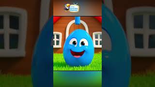 Blue Egg Surprise | Kids Color Learning #shorts #kidssongs #colors