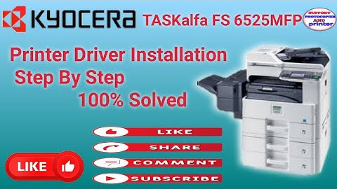 How To Install Kyocera Printer Drivers || How To Install Printer Without CD/DVD Driver ?