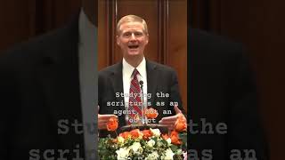 How to study the scriptures as an agent and not an object. Wealth