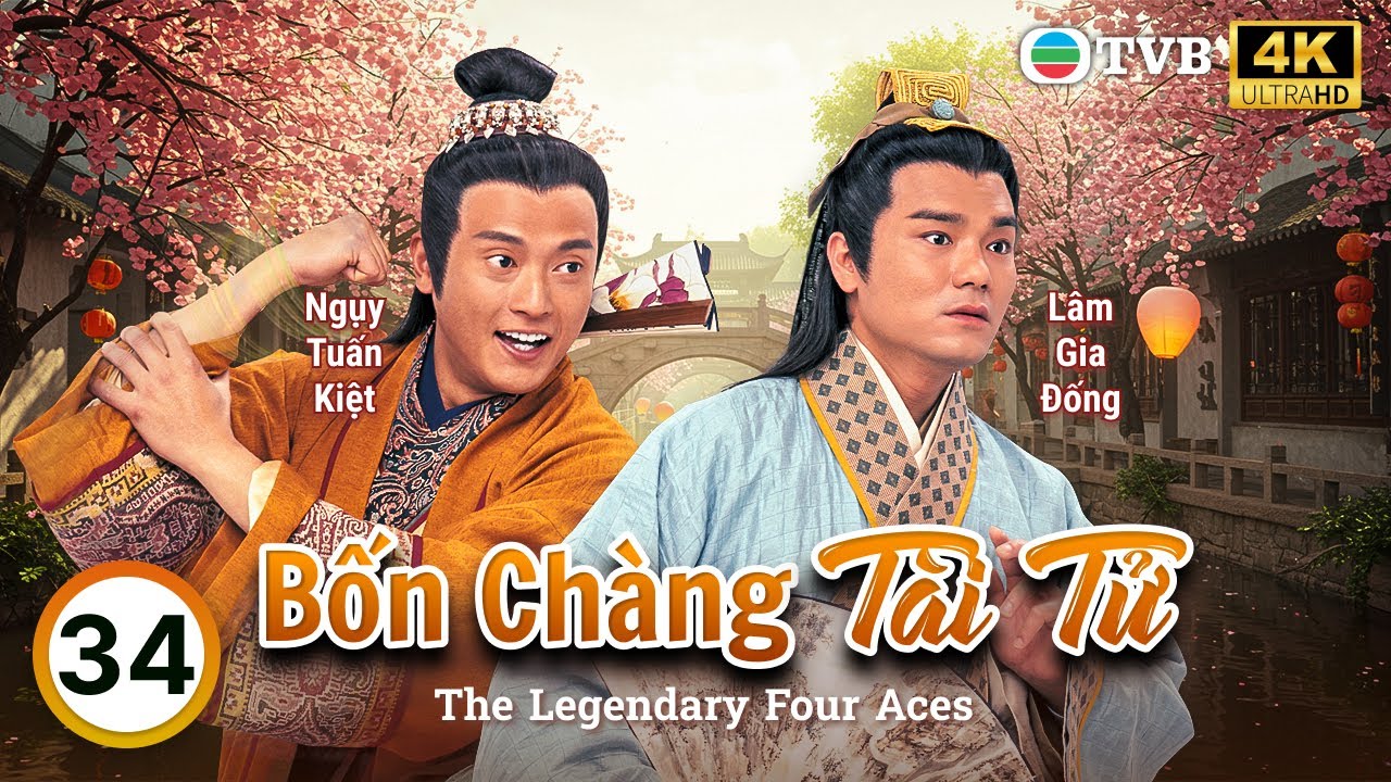 TVB Bốn Chàng Tài Tử 4K (The Legendary Four Aces) 34/52 | Trương Gia Huy, Âu Dương Chấn Hoa | 2000
