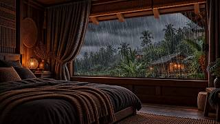 Rain Sounds in a Cozy Village Room — Peaceful Countryside Ambience