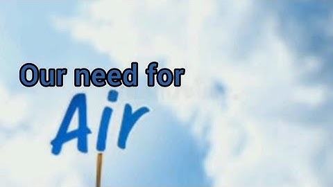 Environmental studies (STD:3) ch. no. 11 - Our need for air