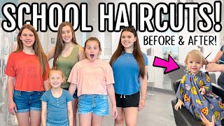 Back to School HAIRCUTS! BEFORE and AFTER by THE WEISS LIFE 43,552 views 8 months ago 12 minutes, 17 seconds