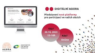 Agora TV vol. 5 2023: představení Digitální agory - nové platformy pro participaci občanů