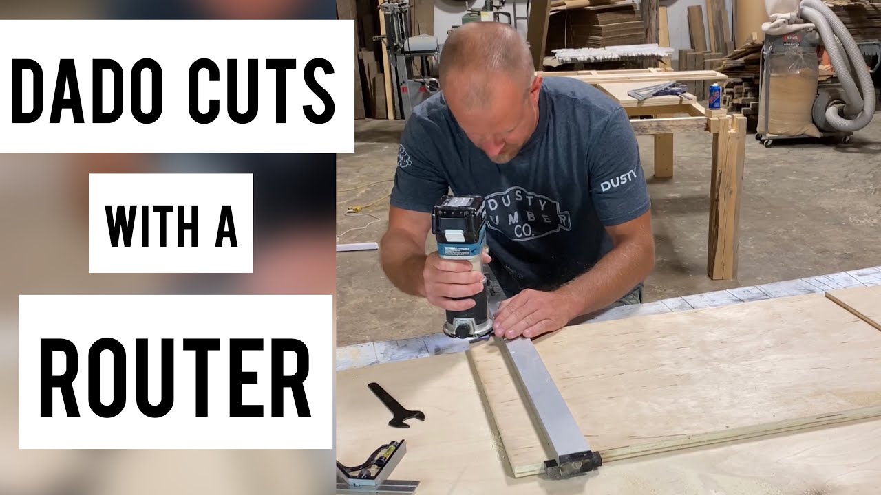 How to do dado cuts with a router YouTube