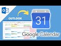 How to sync Outlook Calendar with Google Calendar - Google & Microsoft Outlook Tutorial