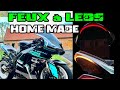 Feux à leds moto fabriqué maison