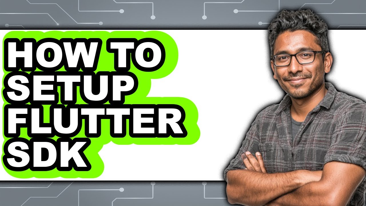 How to Setup Flutter Sdk - Step by Step - YouTube