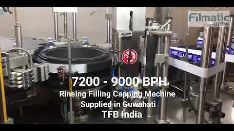 120-150 BPM RFC With BOPP Labeling Machine Supplied in Guwahati M/s. TFB India Pvt Ltd.