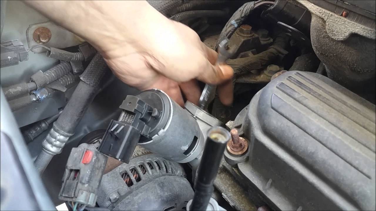 2006 Town And Country Egr Valve Replacement - Youtube