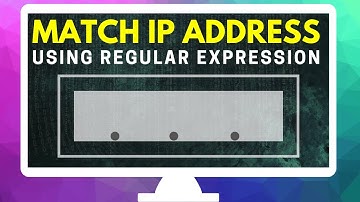 정규 표현식을 사용하여 IP 주소 일치: IPv4 유효성 검사를 위한 단계별 정규 표현식 튜토리얼