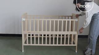 MOON Wooden Window Baby Crib Installation Guide.