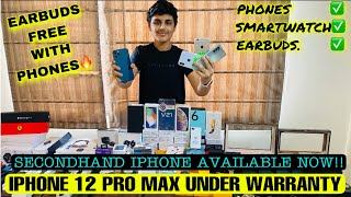 iPhone 12 Pro Max, iPhone Xs Max?Secondhand iPhones✅ Smartwatches & Earbuds at Best Prices?