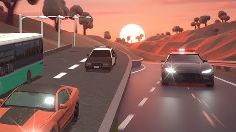 I made this lowpoly car chase animation in Prisma 3d #prisma3d #minecraft #short