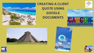 Creating a Quote Using Google Docs