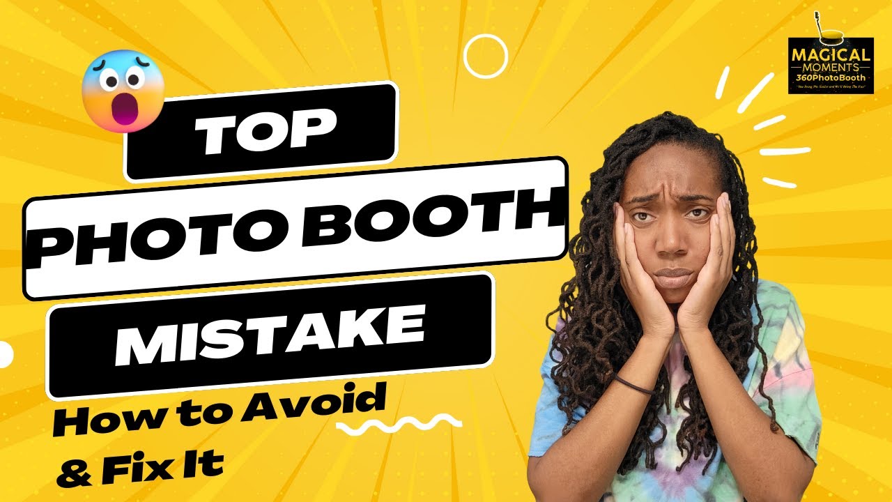 How to Avoid & Fix Photo Booth Disaster YouTube