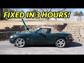 TOTALED!? Really? This 2001 Mazda Miata Was an EASY FIX! Another one...