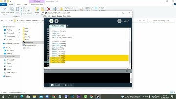 Tutorial Menggambar di Processing (UTS Grafika Komputer)