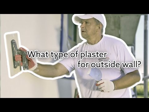 What type of plaster for outside wall?