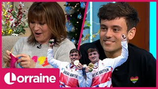 Tom Daley & Lorraine Have a Knit-Off & He Reacts to Partner Matty Lee on I'm a Celeb | Lorraine