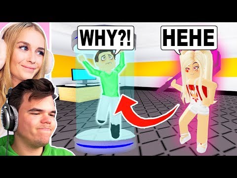 Capturing My Boyfriend In Flee The Facility Roblox Youtube - twins buy me everything that i can spell in adopt me roblox