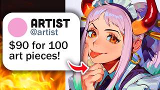 Artists Commission Prices Raises Suspicion Of Ai...