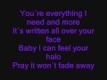 Beyonce - Halo ( Lyrics/Songtext )