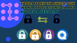 How to unlock Any locked Android App/yadda zaka bude duk wani application Mai security