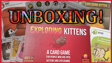 Exploding Kitten | Unboxing | Card Games