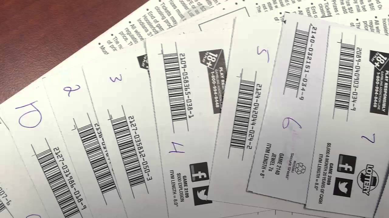 GIVEAWAY WINNER ANNOUNCEMENT 5$ Hoosier Lottery Ticket Reveal VIA LIVE