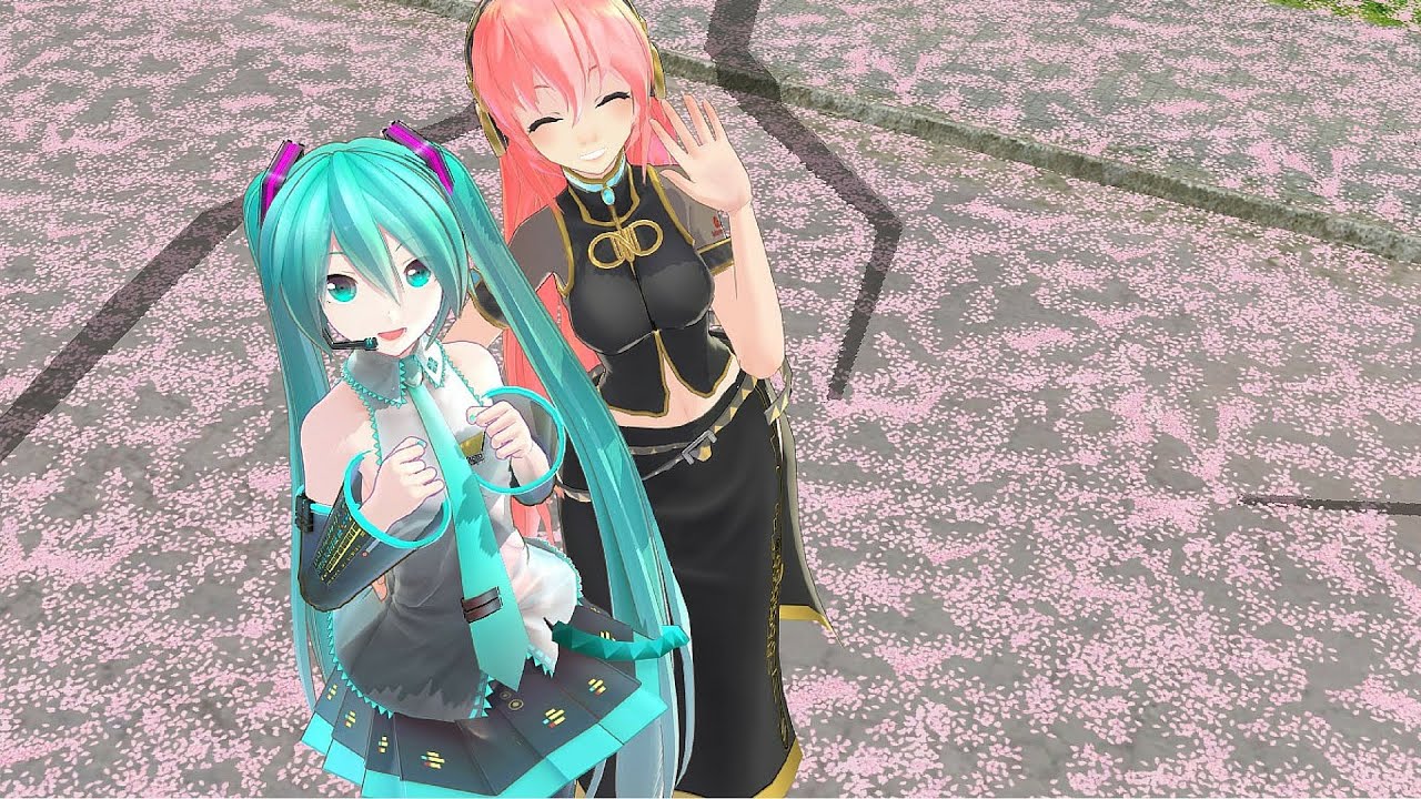 【MMD】drop pop candy【Hatsune Miku&Megurine Luka】【Cover】 - YouTube