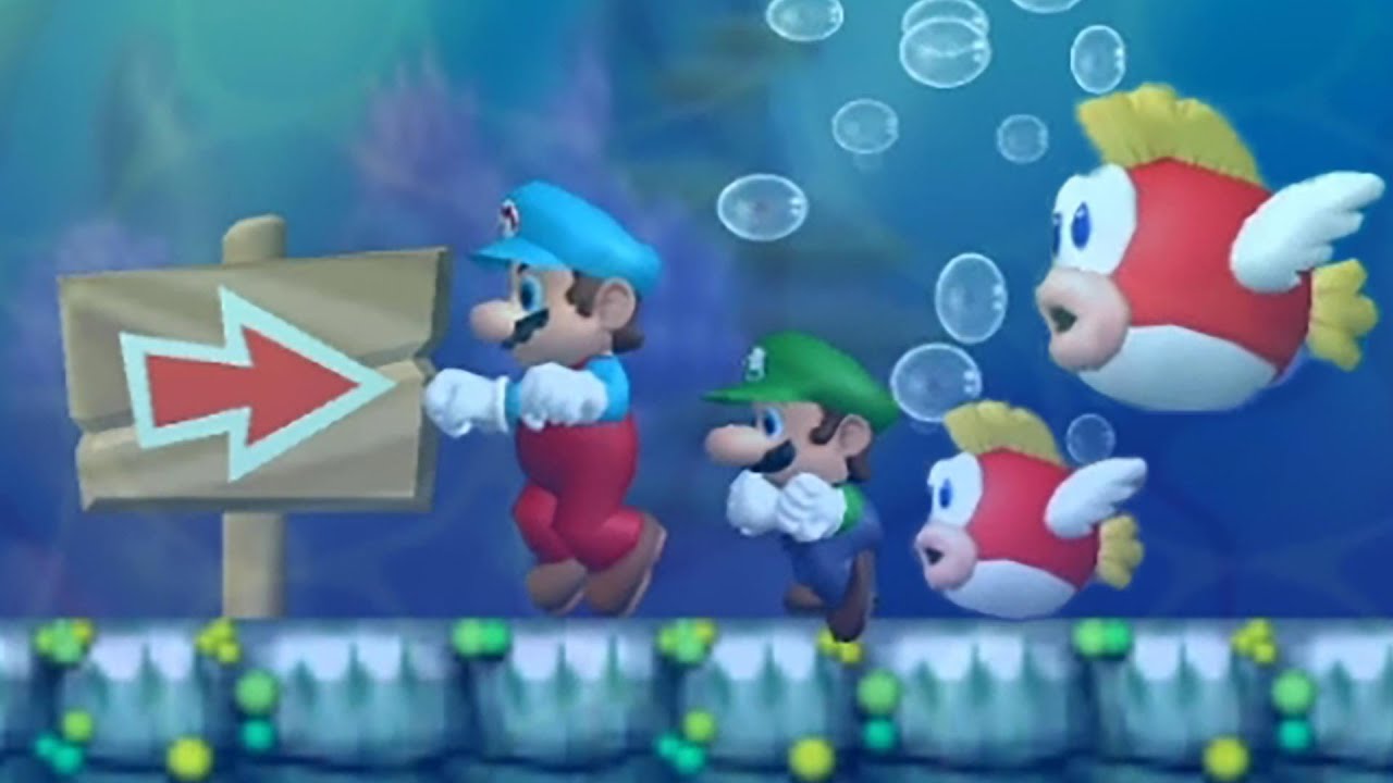 New Super Mario Bros. Wii 2 Player CoOp 3 YouTube