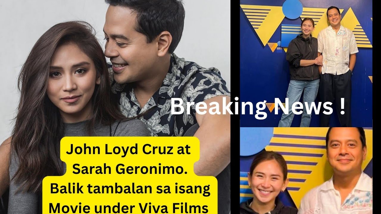 Breaking News! John Loyd and Sarah Geronimo, Balik Tambalan .Excited pareho sa new movie under Viva 