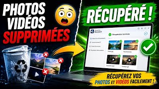 Récupérer photos et vidéos supprimées sur PC gratuitement 😳 (Test Recoverit 2026)