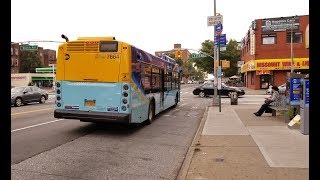 MTA NYCT Bus: New Flyer XD40 Xcelsior [#7664 & #7682] B82 +SBS+ @ Bay Pkwy & Bath Ave