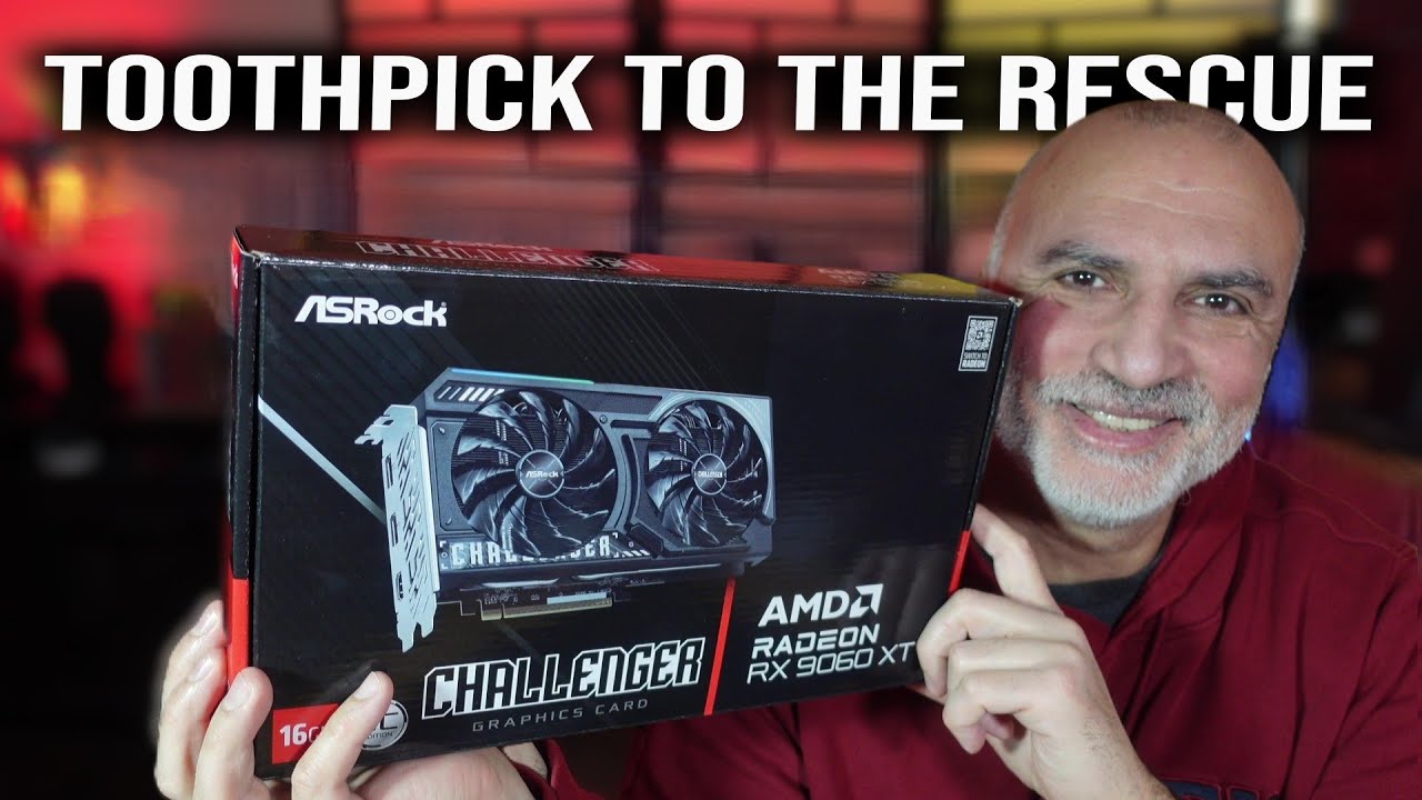 AMD Radeon RX 9060 XT 16GB ASRock Unboxing & installation